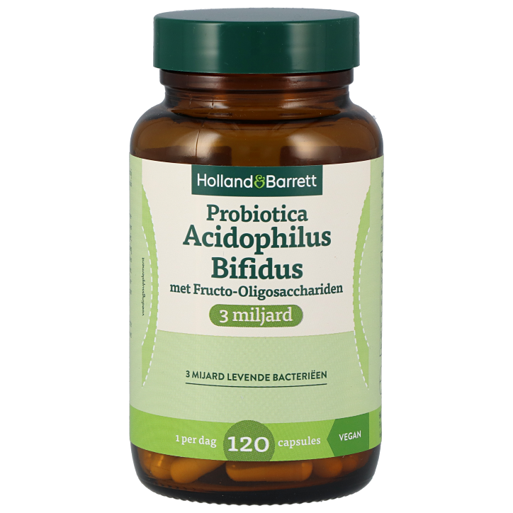 Holland & Barrett Probiotica Acidophilus Bifidus met Fructo-Oligosacchariden 3mld - 120 capsules